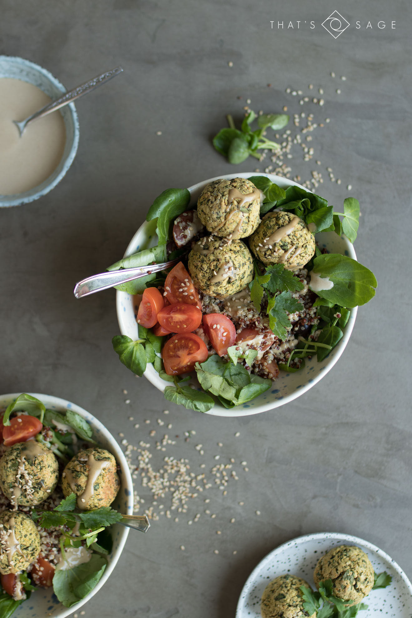 Falafel Bowl - RAW file straight out of camera