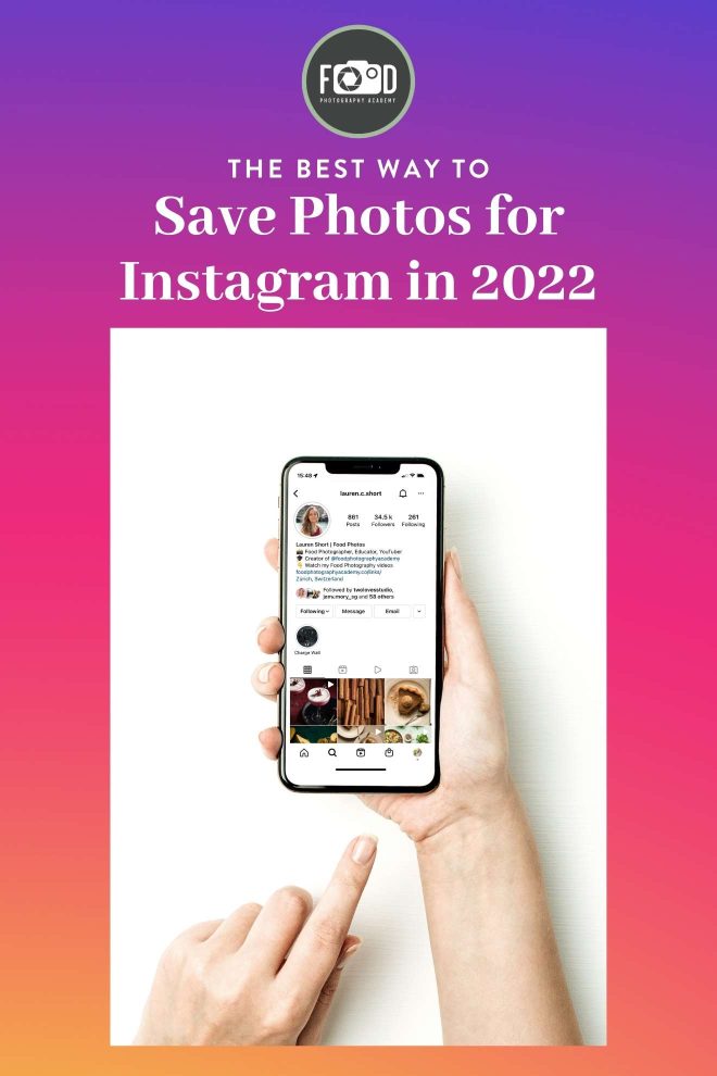 How to Save Photos for Instagram Pin Image