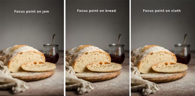 How to choose the best focal point in food photography
