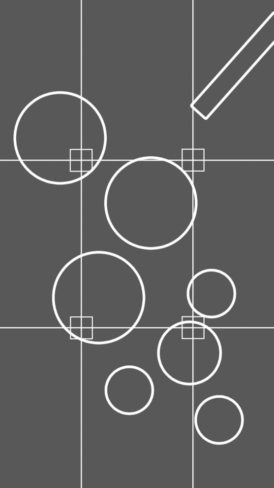 Rule of odds example sketch with 7 subjects