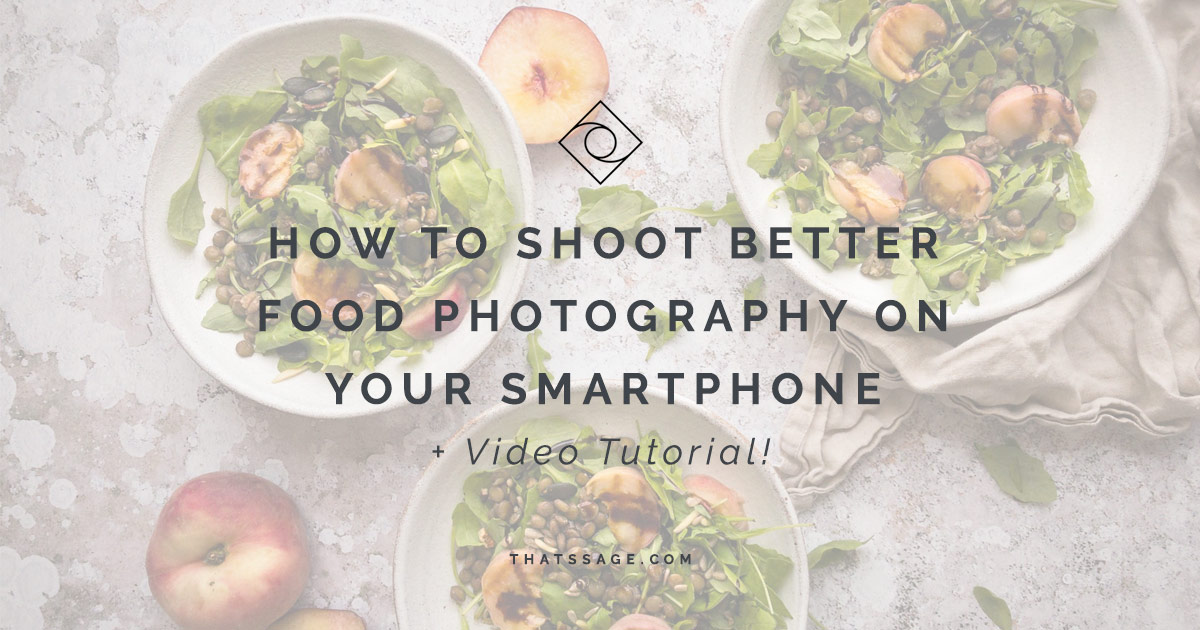 iphone tripod for food photography