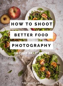 smartphone food photography