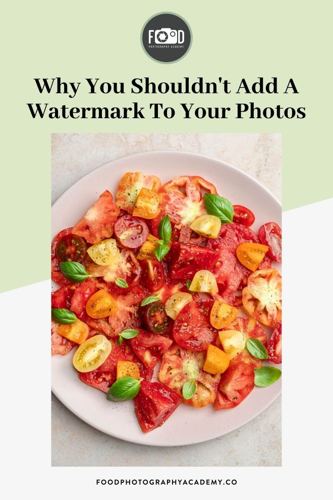 Why you shouldn't add a watermark to your photos