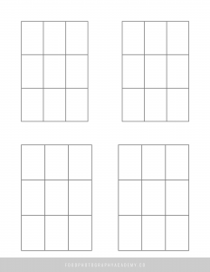 Printable Composition Grids