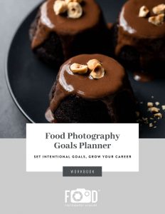 Food Photography Goal Setting Workbook