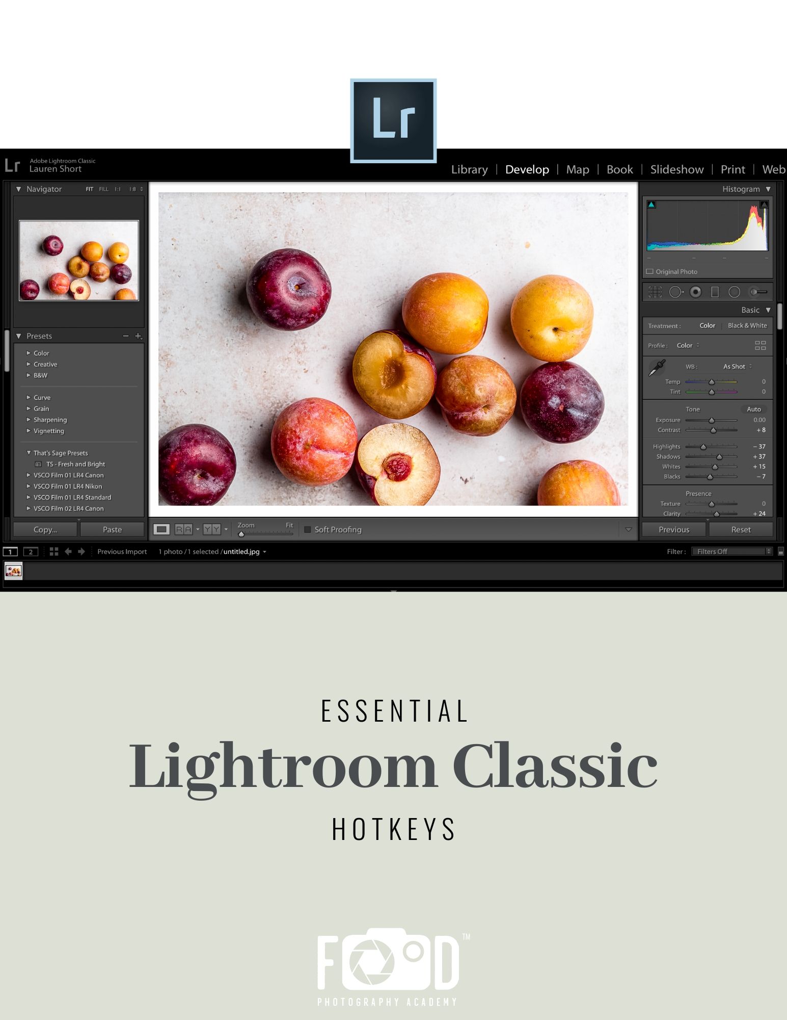 Mastering Lightroom; How to Blur Backgrounds in Food Photography