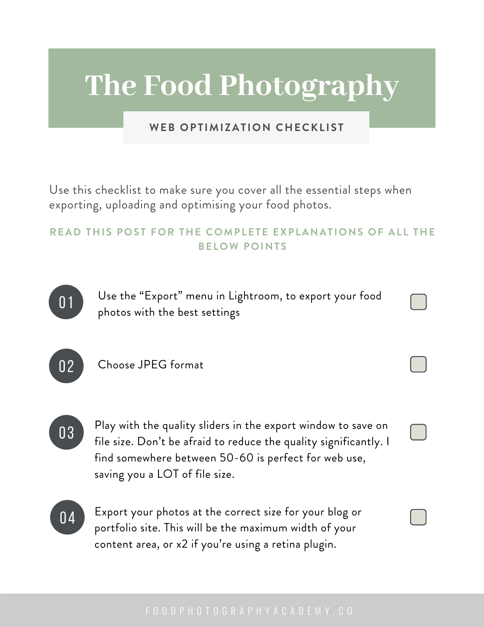 Steps to Optimize Your Photos for the Web