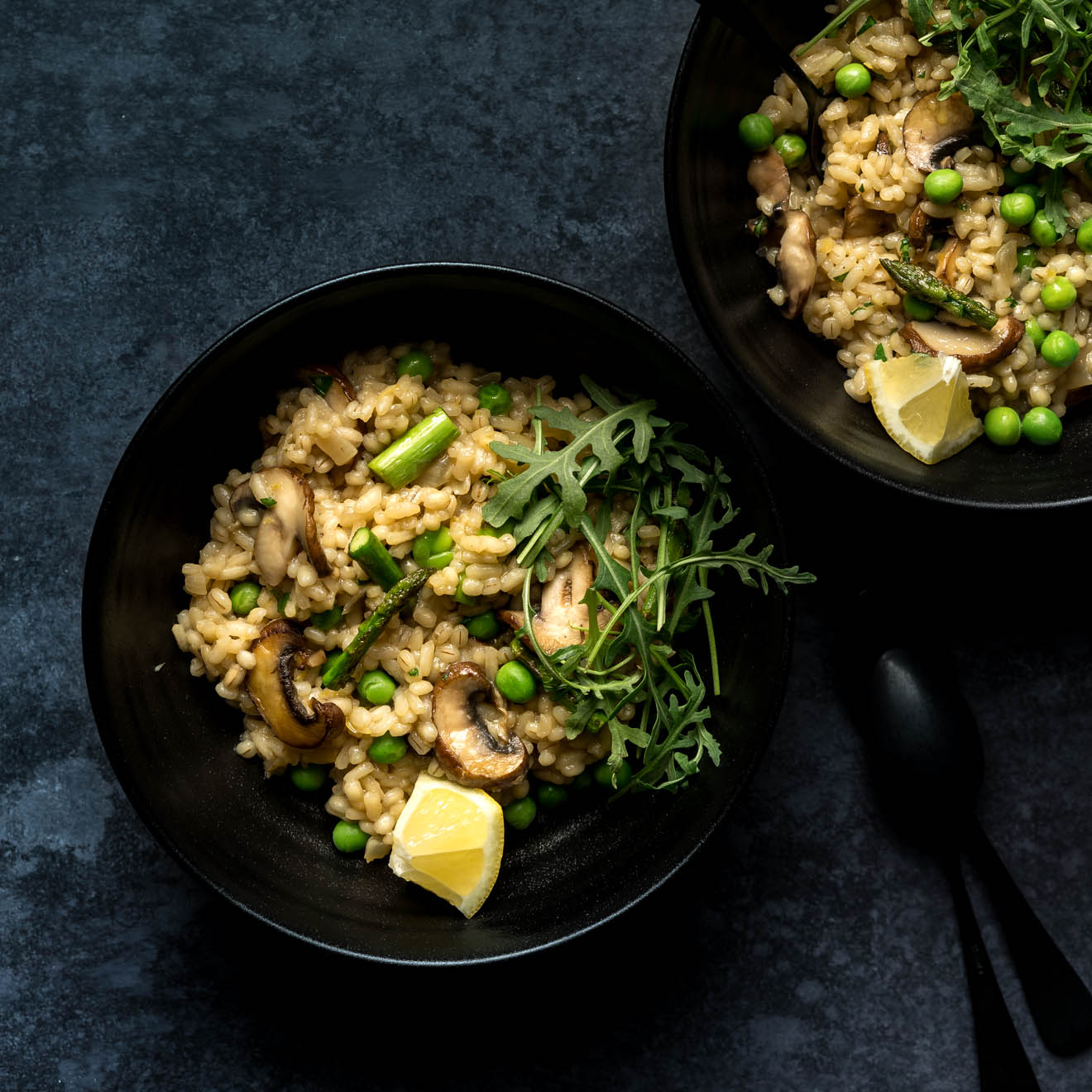 An image of risotto by food photographer Lauren Short.