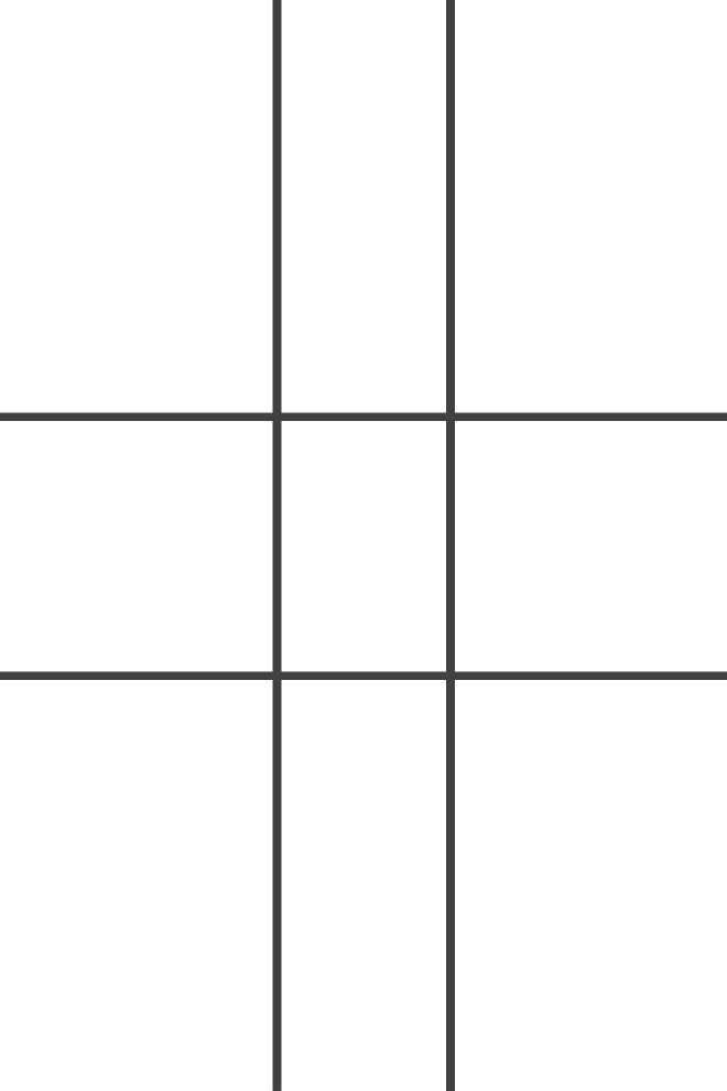 image of the phi grid photo composition technique
